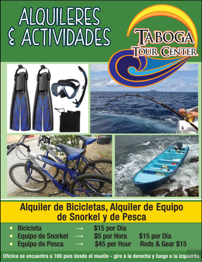 Alquileres Y actividades Taboga